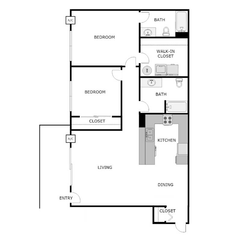 Floor Plans The Glade Apartments Mosinee, WI A PRE/3 Property