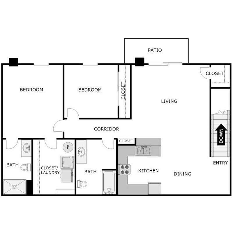 Floor Plans The Glade Apartments Mosinee, WI A PRE/3 Property